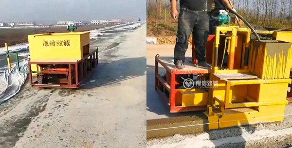 公路路沿成型機(jī),混凝土路沿滑膜機(jī)